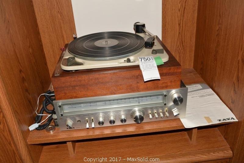 Turntable And Stereo Receiver