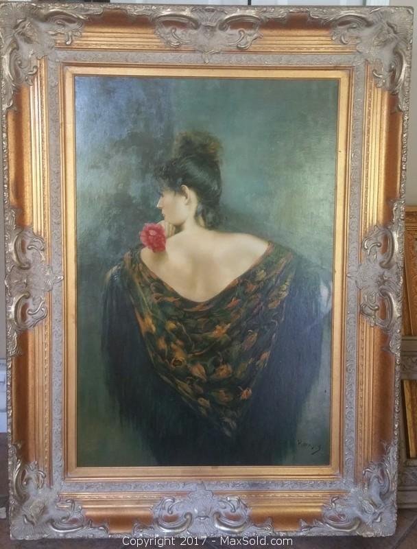 Original oil Painting by Listed artist Bransky