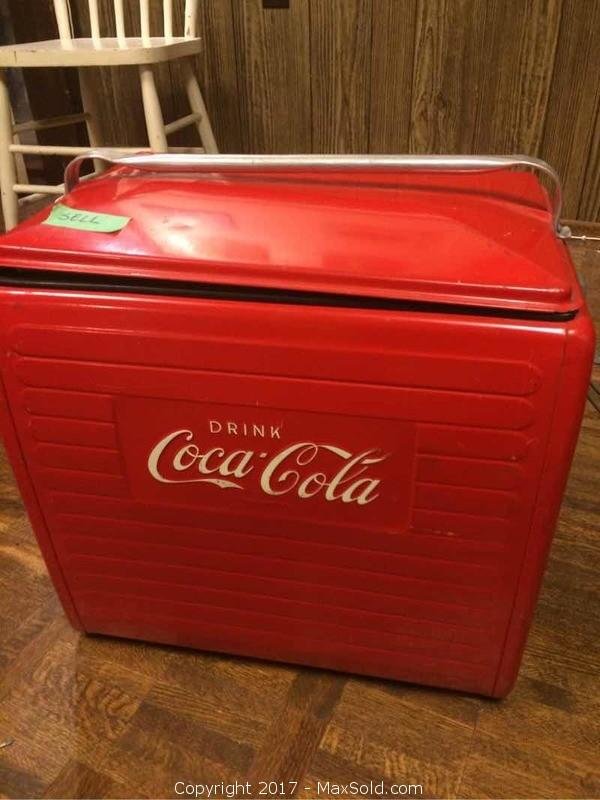 Original Vintage Cocaola Cooler