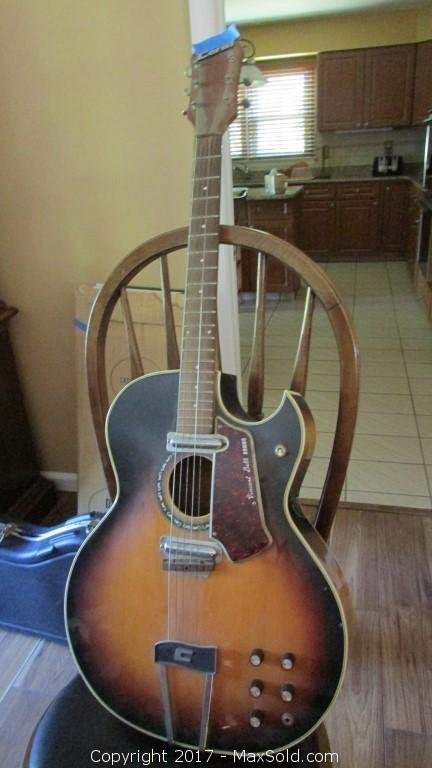 Vincent Bell Combo Coral Electric Guitar