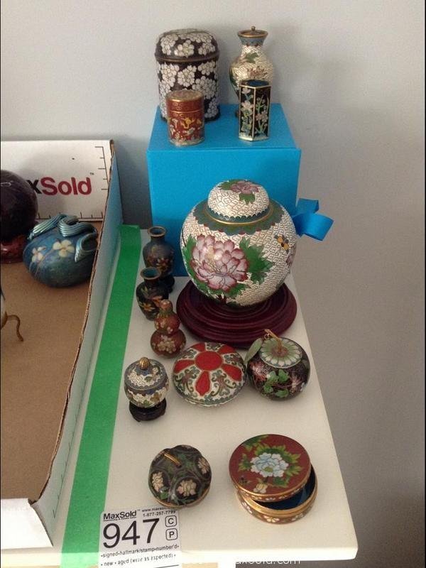 Cloisonnne Containers