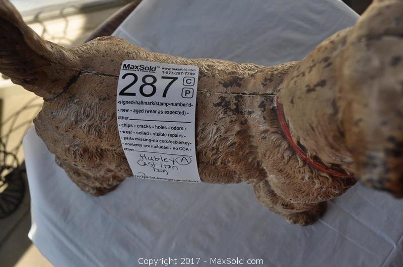 Hubley Cast Iron Sealyham Terrier Doorstop